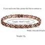 Feraco Womens Copper Magnetic Bracelet Unique Fishtail Links 99.9% Solid Copper Bracelets with Strong Magnets for Arthritis Pain Relief Feraco Womens Copper Magnetic Bracelet Unique Fishtail Links 99.9% Solid Copper Bracelets with Strong Magnets for Arthritis Pain Relief