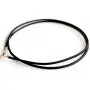 Moneta Jewelry Black Genuine Leather Necklace, Sterling Silver Clasp, 16 to 30 Inch Cord Made in USA Moneta Jewelry Black Genuine Leather Necklace, Sterling Silver Clasp, 16 to 30 Inch Cord Made in USA