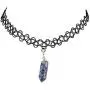 Lux Accessories Quartz Tattoo Choker Necklace Lux Accessories Quartz Tattoo Choker Necklace