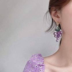 Fashion Creative Lifelike Fruit Earrings for Women Girls Acrylic Drop Dangle Earrings Holiday Earrings [Island Style]