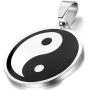 Oidea Stainless Steel Mens Womens Vintage YinYang Necklace for Fathers Day Gifts Jewelry,Chain Included
