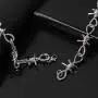 SONGCHANGJEWELRY Barbed Wire Necklace Choker - Punk Necklaces - Thorn Chain Men Punk Rock Jewelry Gift for Men Women Lovers SONGCHANGJEWELRY Barbed Wire Necklace Choker - Punk Necklaces - Thorn Chain Men Punk Rock Jewelry Gift for Men Women Lovers