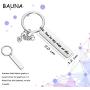 BAUNA Boyfriend Keychain You’re My Ride Or Die Key Rings Motorcycle Biker Gifts for Husband