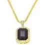 putouzip Men Women 18K Gold Plated CZ Fully Iced Out Ruby Egyptian Ankh Key Cuban Chain Pendant Set putouzip Men Women 18K Gold Plated CZ Fully Iced Out Ruby Egyptian Ankh Key Cuban Chain Pendant Set