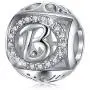 Initial Charm Bead for Jewelry Making, A-Z Alphabet Dangle Charm for Bracelet Necklace Cubic Zirconia Letter Charm Beads Personalized Gift Initial Charm Bead for Jewelry Making, A-Z Alphabet Dangle Charm for Bracelet Necklace Cubic Zirconia Letter Charm Beads Personalized Gift