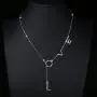 S925 Sterling Silver Jewelry Forever Love ''LOVE'' Pendant Necklace 18+2'' S925 Sterling Silver Jewelry Forever Love ''LOVE'' Pendant Necklace 18+2''