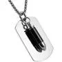 HZMAN Stainless Steel Celtic Cross Bullet Cremation Jewelry Keepsake Memorial Ash Urn Necklace