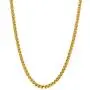 U7 2mm/3mm/6mm/7mm Box Chain Stainless Steel, 18K Gold Plated Flat/Square/Round Rolo Chain Necklace Bracelet Set, Length 18''-32''
