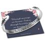 Bracelets for Women Personalized Gifts, Stainless Steel Engraved Funny Quote Inspirational Bracelet Birthday Christmas Funny Gifts for Friend, Mom, Daughter, Sister, Personalized Gift Come Gift Box