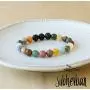 Subherban Essential Oil Bracelets - Aromatherapy Bracelet - Lava Rock Anxiety Bracelet - TERRA - Handmade Jewelry - Gifts for Women