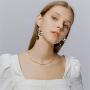DAMLENG Fashion Bohemain Handmade Multicolor Beaded Dangle Drop Hoop Earrings for Women Girls Statement Unique Nation Earring Jewelry Gifts