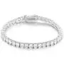 YIMERAIRE 18K Gold/White Gold Plated 4MM Tennis Bracelet Cubic Zirconia Classic Tennis Chain Bracelet for Women| Gold Diamond Bracelet 6.5-7.5 Inch for Men