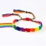 Nanafast Rainbow LGBT Bracelet Adjustable Handmade Pride Braided Bracelet for Gay & Lesbian Rainbow Pride Bracelet Gifts Nanafast Rainbow LGBT Bracelet Adjustable Handmade Pride Braided Bracelet for Gay & Lesbian Rainbow Pride Bracelet Gifts