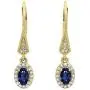 Dazzlingrock Collection 10K Ladies Halo Style Dangling Drop Earrings, Yellow Gold Dazzlingrock Collection 10K Ladies Halo Style Dangling Drop Earrings, Yellow Gold