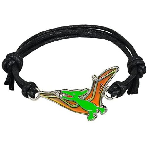 Fun Jewels Pterodactylus Dinosaur Charm Color Change Mood Bracelet For Boys Girls Dino Jewelry