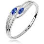 MAFMO Fashion Angel Eye Pendant Necklace Bracelet Earrings Colorful Crystal Wedding Jewelry Set