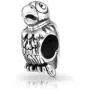 Polly Tropical Bird Parrot Charm Bead For Women Teen Oxidized .925 Sterling Silver Fits European Charm Bracelet