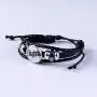 G-Ahora Anime Haikyuu Leather Wristband Braided Bracelet Cool Cosplay Wristband Bangle for Men Women G-Ahora Anime Haikyuu Leather Wristband Braided Bracelet Cool Cosplay Wristband Bangle for Men Women