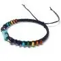 Nove Jewelry Leather Christian Hemp Bracelet - Handmade Bracelet - Adjustable Youth Religious Bracelet