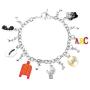 Joulee New Arrivals Bracelets for Women Charm Jewely Michael Jackson Bracelet Bangle Music Fans Gift - (Metal Color: C)