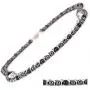 Elegant Womens Hematite Magnetic Therapy Necklace with Healing Stones Pain Relief for Neck Arthritis Migraine Headaches Shoulders and Back (Regular, Amethyst)