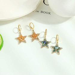 Moon Earrings for women Girls Moon and Star Earrings Jewelry Fashion Long Drop Dangle Stud