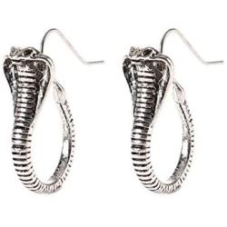 coadipress Vintage Cobra Dangle Earrings Personalized Animal Snake Hook Earrings for Women Girls Punk Gothic Ear Jewelry