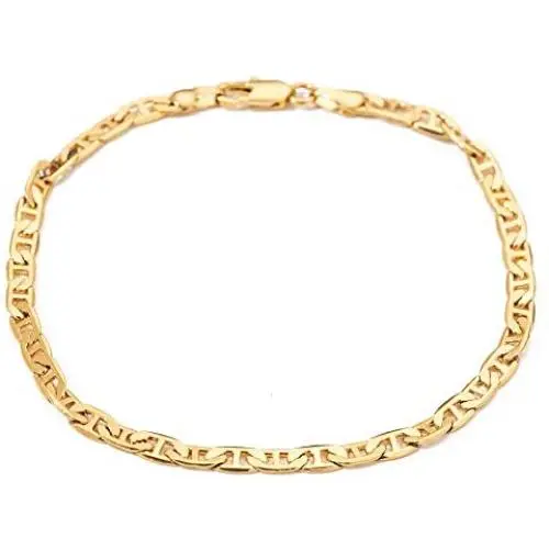 kelistom Gold Anklet for Women Teen Girls, 14K Gold / 18K Gold/Platinum Plated Flat Mariner Link Chain Ankle Bracelets for Women 9 10 11 inches kelistom Gold Anklet for Women Teen Girls, 14K Gold / 18K Gold/Platinum Plated Flat Mariner Link Chain Ankle Bracelets for Women 9 10 11 inches