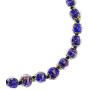 GlassOfVenice Murano Glass Sommerso Necklace - Navy Blue