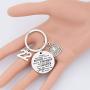 FUSTMW Birthday Keychain Gifts Happy 14th 15th 16th 17th 18th 19th 20th 21st 22nd 23rd 24th 25th 26th 27th Birthday Jewelry Gifts