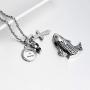 Fish Cremation Jewelry for Ashes Memorial Ashes Keepsake Necklace Urn Necklace Pendant