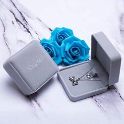 Fanery Sue Dog Bone Personalized Custom Cremation Jewelry Urn Necklace for Ashes Keepsake Dog Cat Pet Memorial Pendant