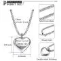 Jewenova Stainless Steel Heart Necklace for Women, Inspirational Necklace with Mantra Quotes, Inspirational Jewelry Gifts for Women Girlfriend Daughter Graduation Gift Best Friend Encouragement Gifts