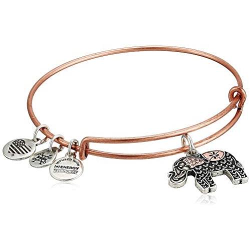 Alex and Ani Elephant III Bangle Two-Tone