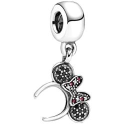 Annmors Disney Charms fits Pandora Charms Bracelets, 925 Sterling Silver-Lucky Charm for Woman Pendant Bead,Girl Jewelry Beads Gifts for Women Bracelet&Necklace