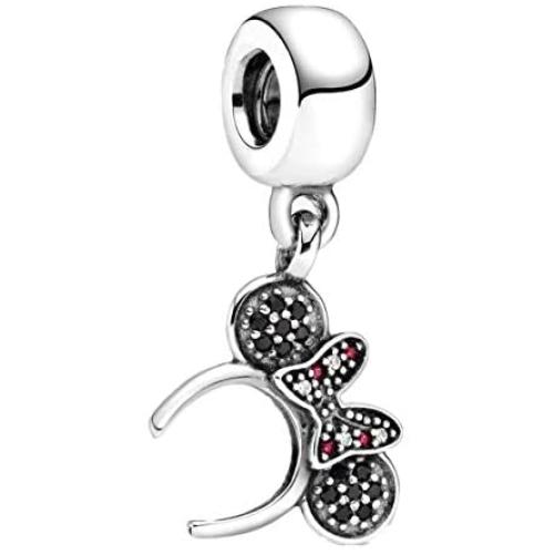 Annmors Disney Charms fits Pandora Charms Bracelets, 925 Sterling Silver-Lucky Charm for Woman Pendant Bead,Girl Jewelry Beads Gifts for Women Bracelet&Necklace
