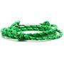 Heavstjer Fashion Gun Black Alloy Shark Tail Hook Colorful Rope Link Bracelet