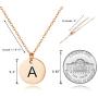 Sereney Initial Necklaces, 18k Gold/Rose-Gold/Silver Plated Engraved Letter Necklace for Women, Gifts for mom, Women Jewelry to Best Friend, Bridesmaid.