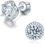 Zane Style Earrings Womens Studs, Earrings 925 Sterling Silver with Zirconia, Earrings from Swarovski, Birthday Jewelry Gift for Women Mom Sister Girls Friends
