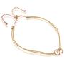 Believe London Friendship Knot Bracelet with Jewelry Bag & Meaning Card | Fully Adjustable to Fit Any Wrist | Silk with Double Link
