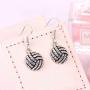 Winssi Womens Basketball Dangle Earrings Rhinestone Basketball Earrings Sport Jewelry Gift Idea