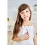 2 Pcs Sofia the First Amulet and Elena Princess Necklace Twin Sister Teardrop Necklace Magic Jewelry Gift for Girls
