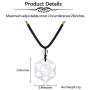 Top Plaza Hexagram Star Healing Crystal Stone Pendant Necklaces Adjustable Natural Gemstone Necklace Reiki Quartz Jewelry for Men Women