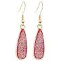 12 pairs Fashion Lightweight Oval Drop Earrings Bohemian & Tears Shape Crystal Pendant Earrings Casual Home Party Style Dangle Earrings for Women Girls Birthday Valentines Day Jewelry Gifts