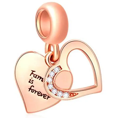 Sterling Silver Family Charm House Charm Heart Shape Love Charm Family Hand Charm for Bracelets Sterling Silver Family Charm House Charm Heart Shape Love Charm Family Hand Charm for Bracelets