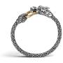 John Hardy Womens Legends Naga Gold & Silver Dragon Bracelet with Gold Ring