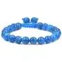 Natural Gemstones 8mm Round Beads Adjustable Braided Macrame Tassels Chakra Reiki Bracelets 7 Inch
