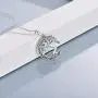 VENACOLY Tree of Life Necklace Moon Necklace Sterling Silver Family Tree Pendant Celtic Jewelry for Women Men