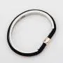 WUSUANED Just Breathe Hair Tie Deep Grooved Cuff Bracelet Lotus Flower Yoga Jewelry Gift for Women Girls WUSUANED Just Breathe Hair Tie Deep Grooved Cuff Bracelet Lotus Flower Yoga Jewelry Gift for Women Girls