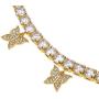 PLTGOOD Butterfly Necklace Choker for Women Girls Tennis Butterfly Necklace - Handmade Bling Iced CZ Charm Butterfly Necklace Chain Jewelry - Silver Gold